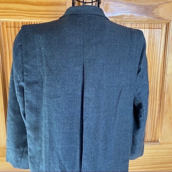 Vintage Mister Leonard Pure Virgin Wool Jacket Coat Dark Academia Gray Size 10 - Picture 9 of 14
